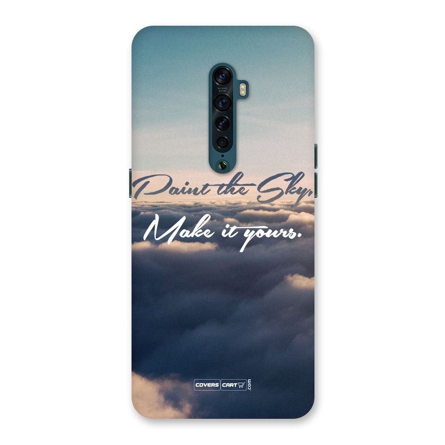 Paint the Sky Back Case for Oppo Reno2