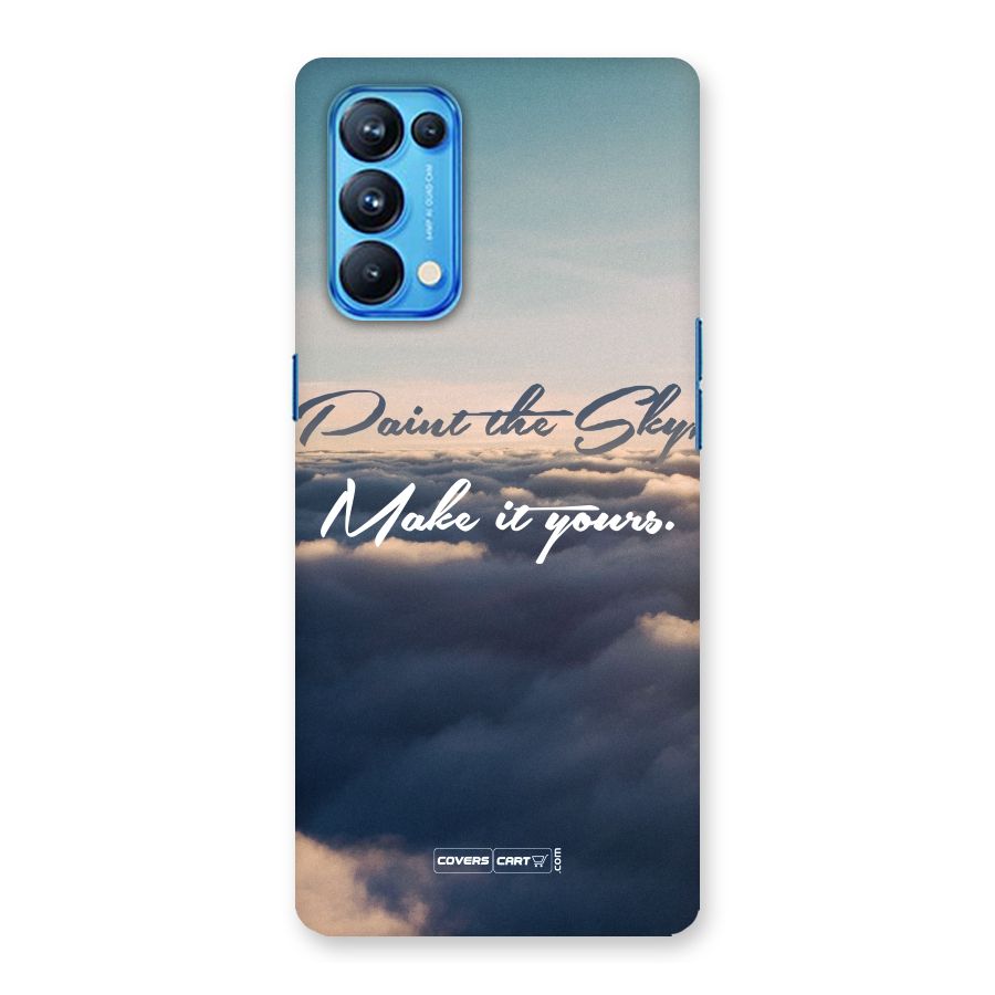 Paint the Sky Back Case for Oppo Reno5 Pro 5G