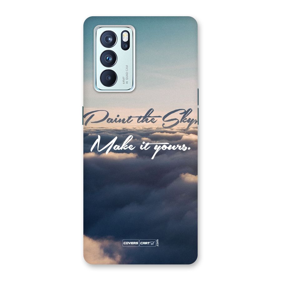 Paint the Sky Back Case for Oppo Reno6 Pro 5G