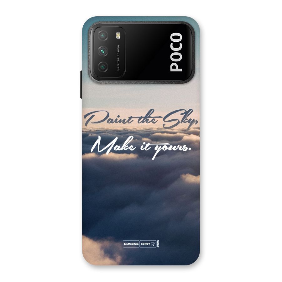 Paint the Sky Back Case for Poco M3