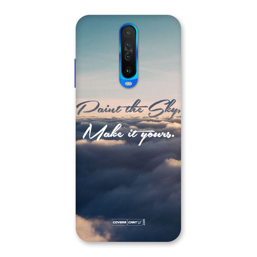 Paint the Sky Back Case for Poco X2