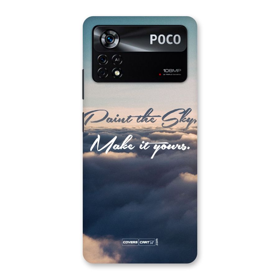Paint the Sky Back Case for Poco X4 Pro 5G
