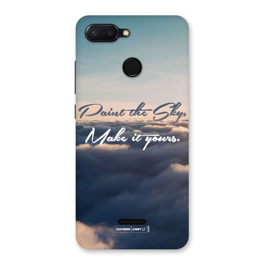 Paint the Sky Back Case for Redmi 6