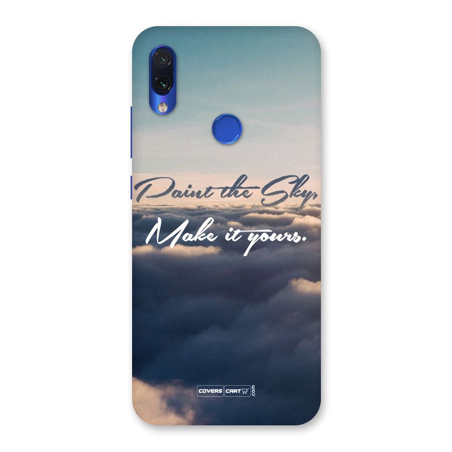 Paint the Sky Back Case for Redmi Note 7