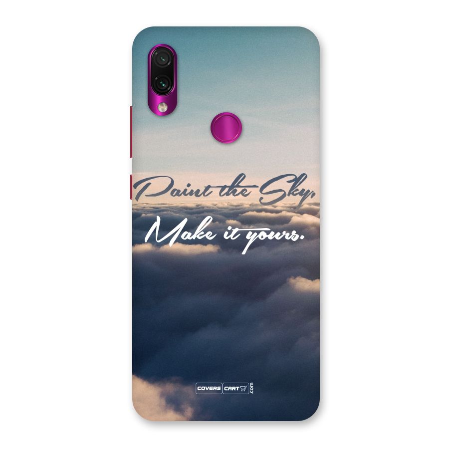Paint the Sky Back Case for Redmi Note 7 Pro