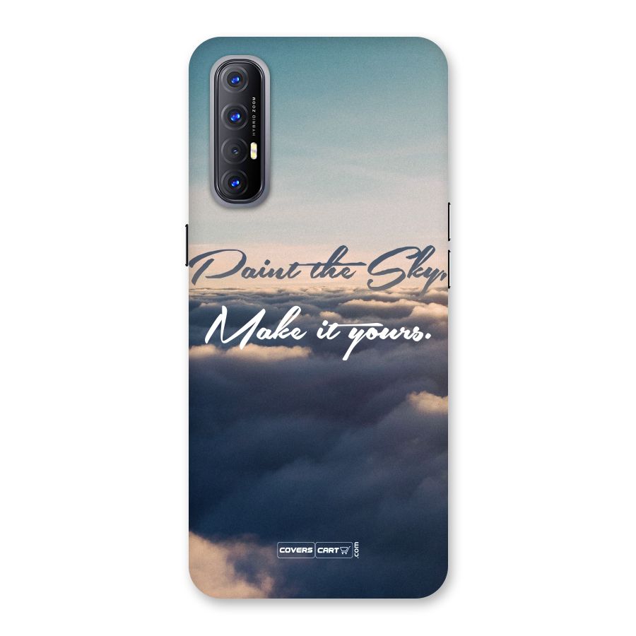 Paint the Sky Back Case for Reno3 Pro