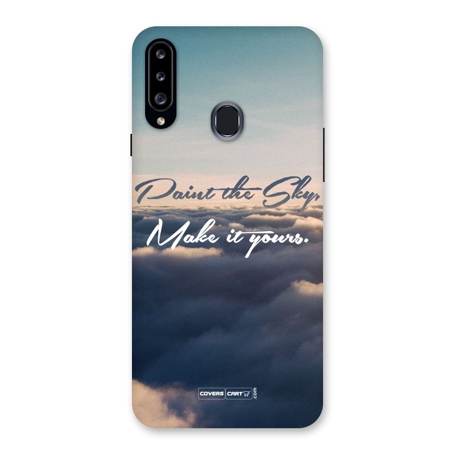 Paint the Sky Back Case for Samsung Galaxy A20s