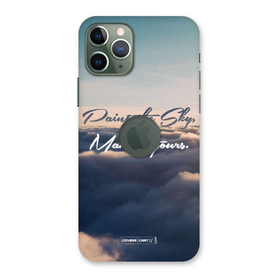 Paint the Sky Back Case for iPhone 11 Pro Logo  Cut