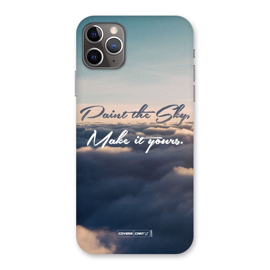 Paint the Sky Back Case for iPhone 11 Pro Max