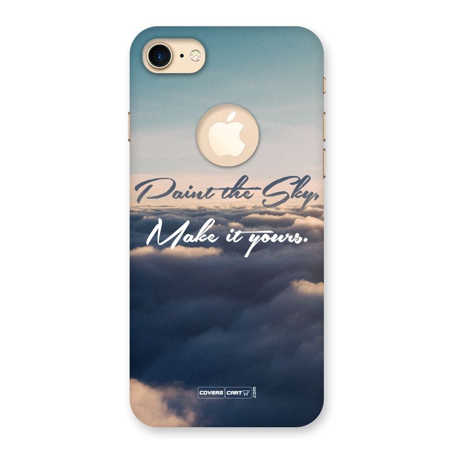 Paint the Sky Back Case for iPhone 7 Logo Cut