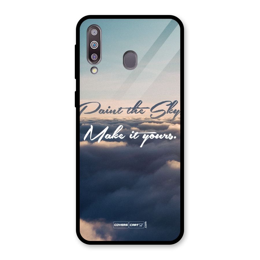 Paint the Sky Glass Back Case for Galaxy M30