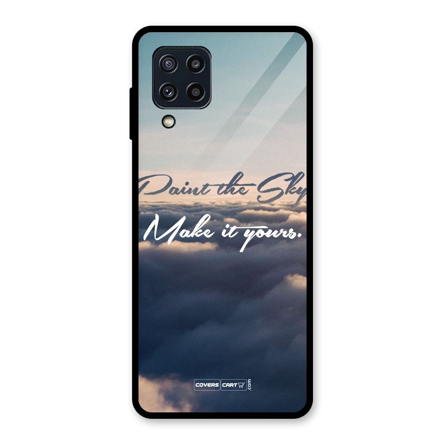 Paint the Sky Glass Back Case for Galaxy M32