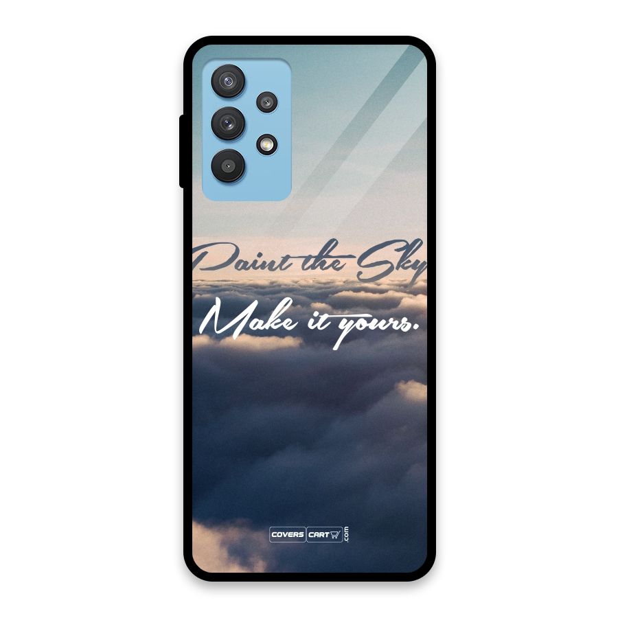 Paint the Sky Glass Back Case for Galaxy M32 5G