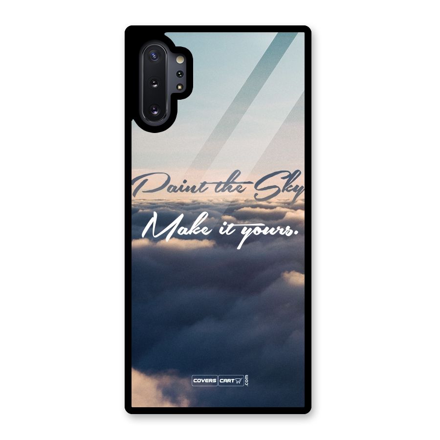Paint the Sky Glass Back Case for Galaxy Note 10 Plus