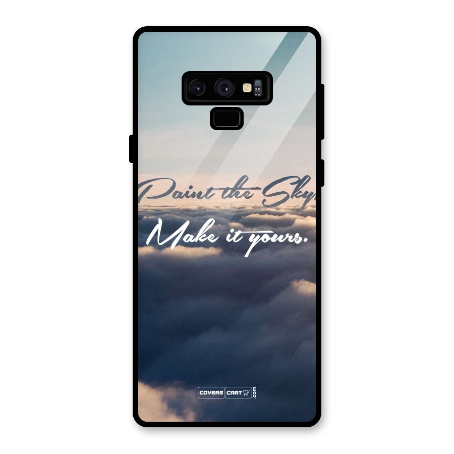 Paint the Sky Glass Back Case for Galaxy Note 9