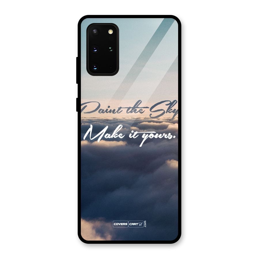 Paint the Sky Glass Back Case for Galaxy S20 Plus