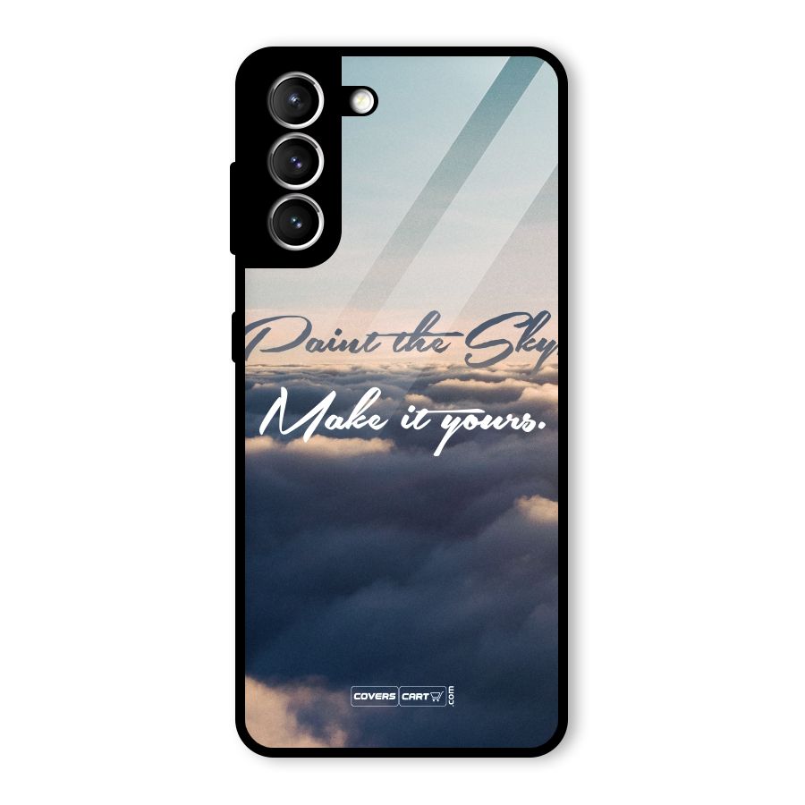 Paint the Sky Glass Back Case for Galaxy S21 5G