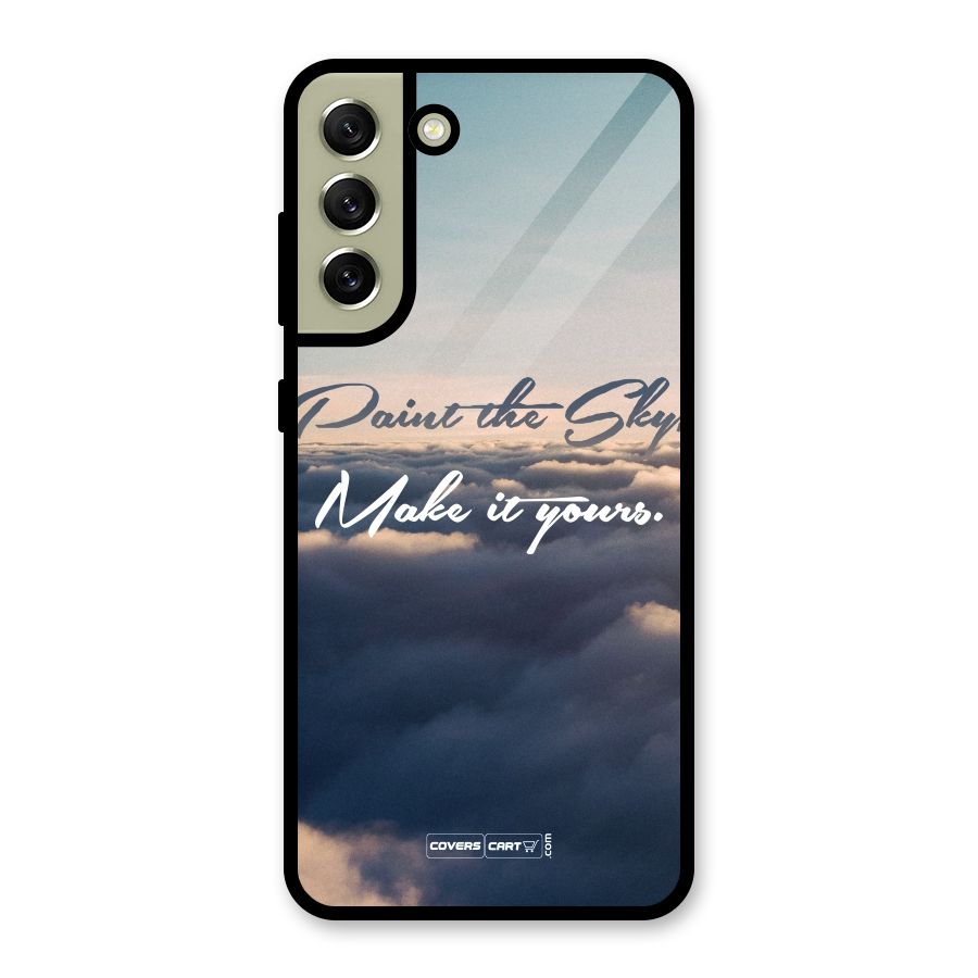 Paint the Sky Glass Back Case for Galaxy S21 FE 5G