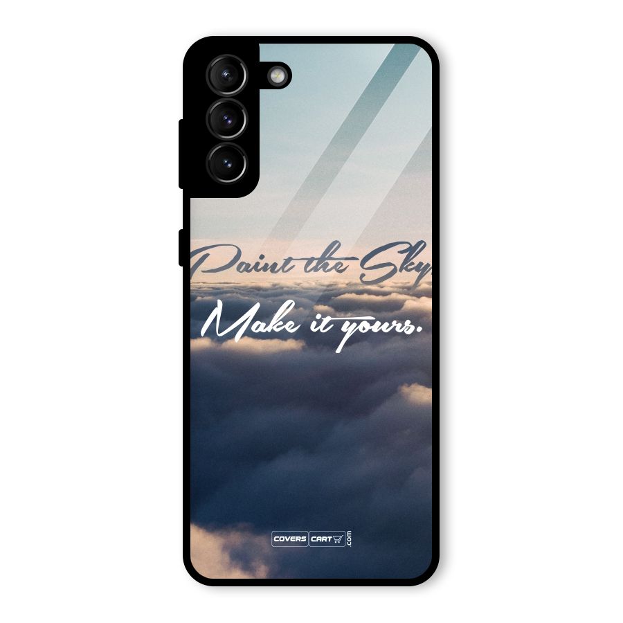 Paint the Sky Glass Back Case for Galaxy S21 Plus