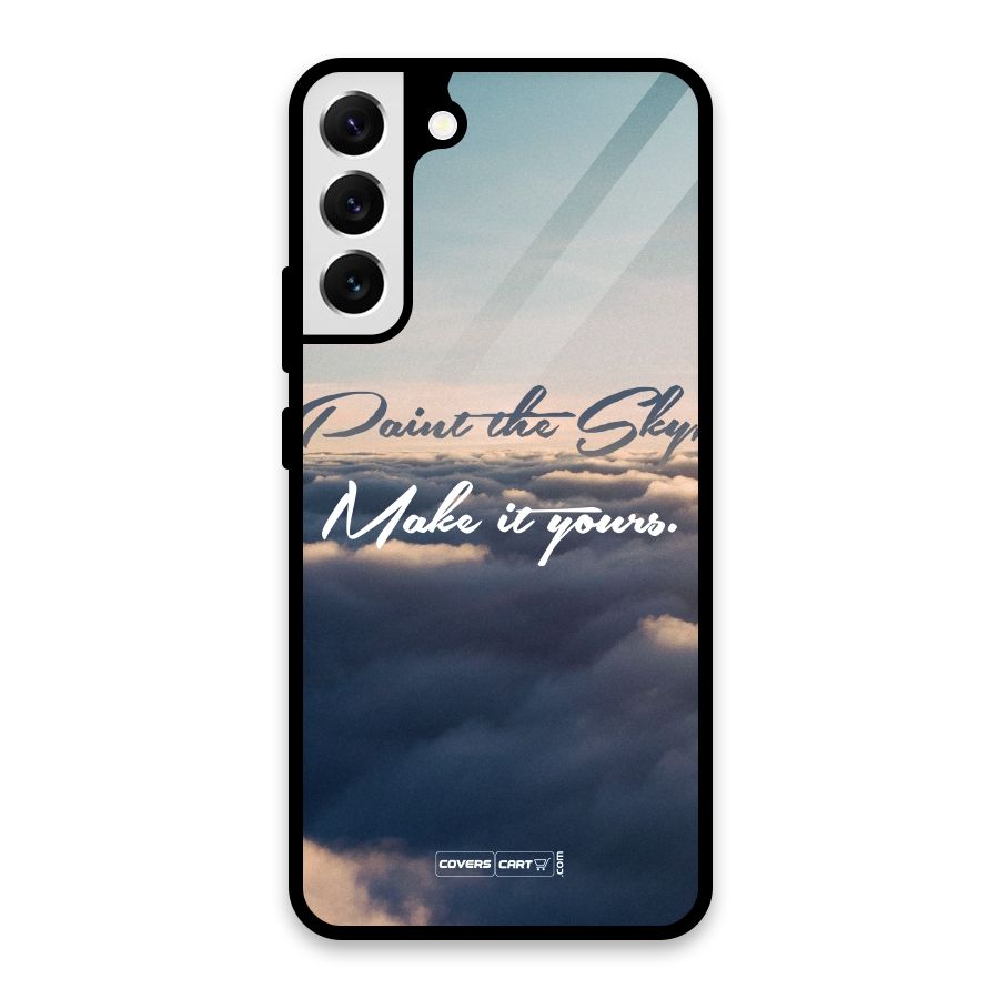Paint the Sky Glass Back Case for Galaxy S22 Plus 5G