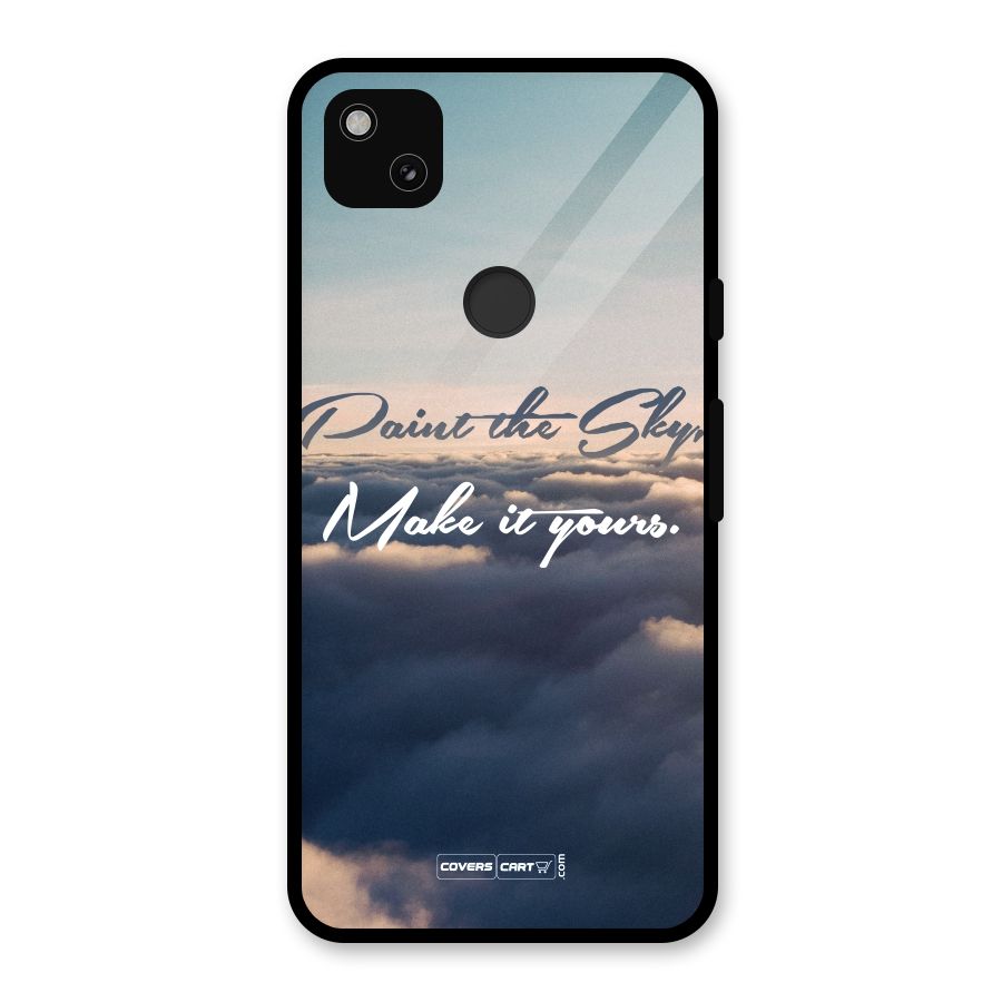 Paint the Sky Glass Back Case for Google Pixel 4a