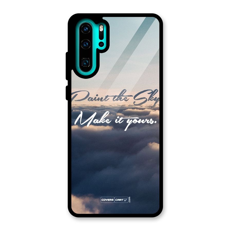 Paint the Sky Glass Back Case for Huawei P30 Pro