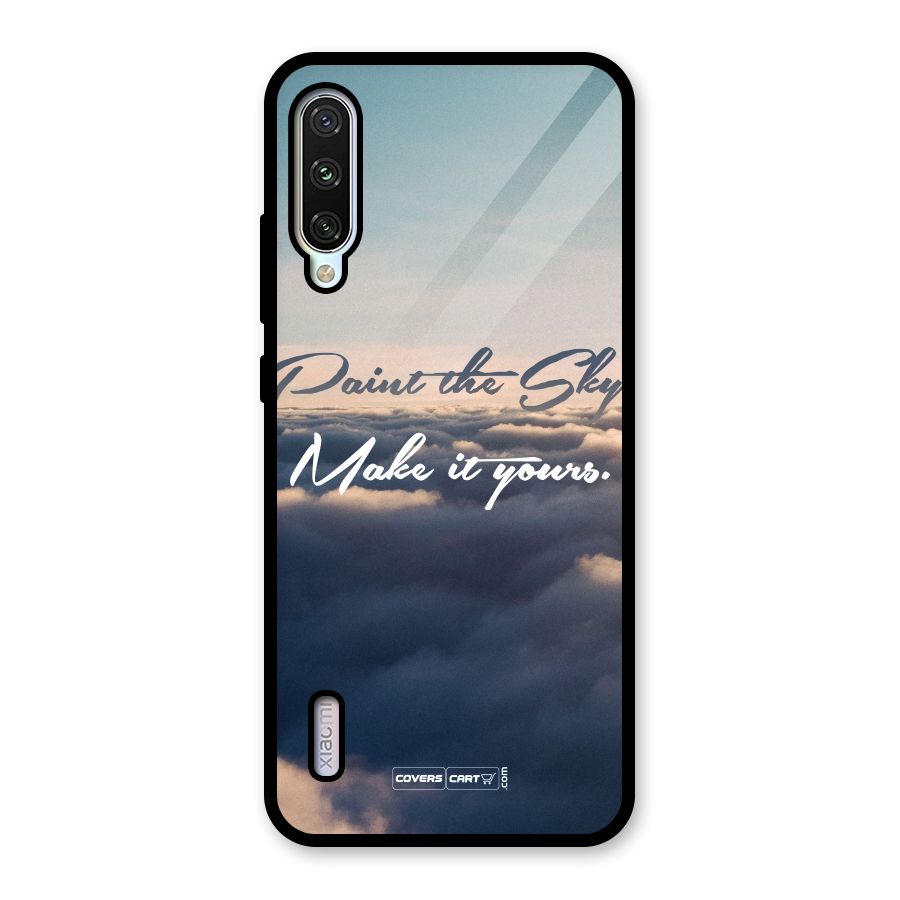 Paint the Sky Glass Back Case for Mi A3