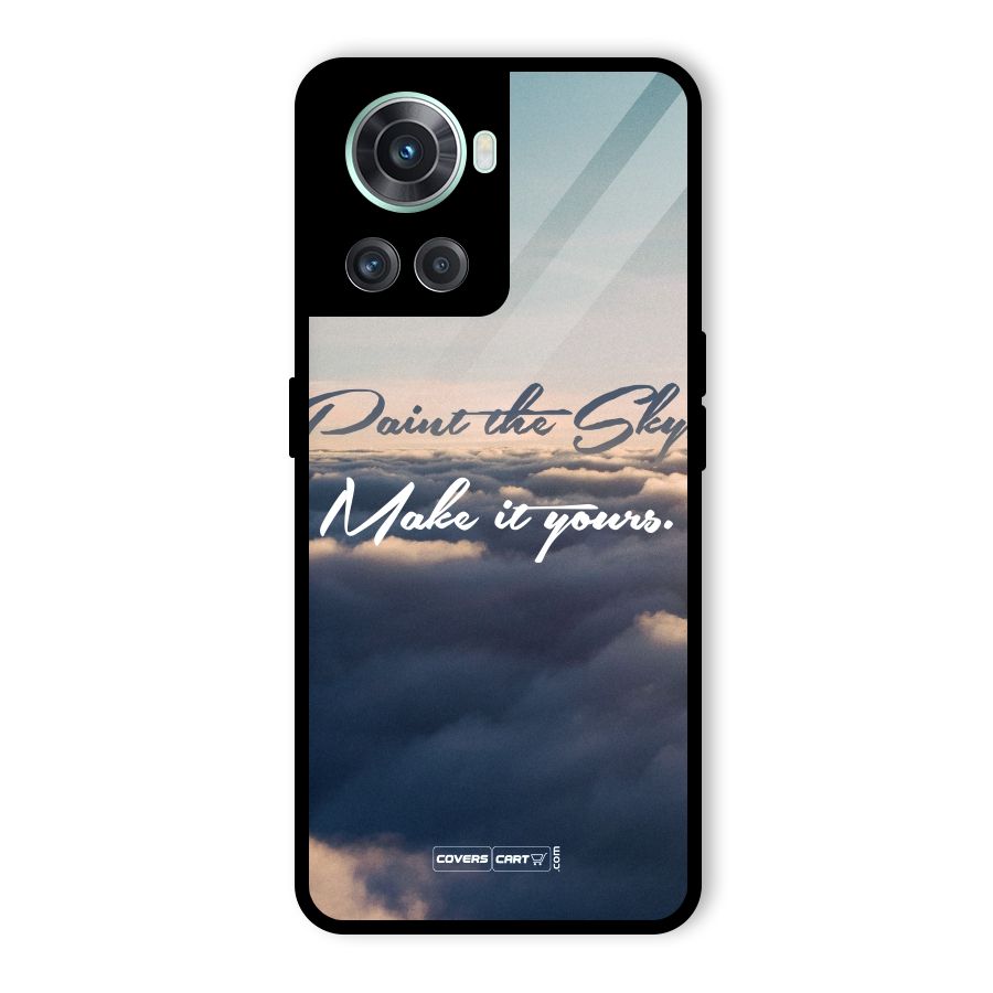 Paint the Sky Glass Back Case for OnePlus 10R