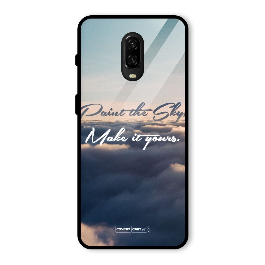 Paint the Sky Glass Back Case for OnePlus 6T