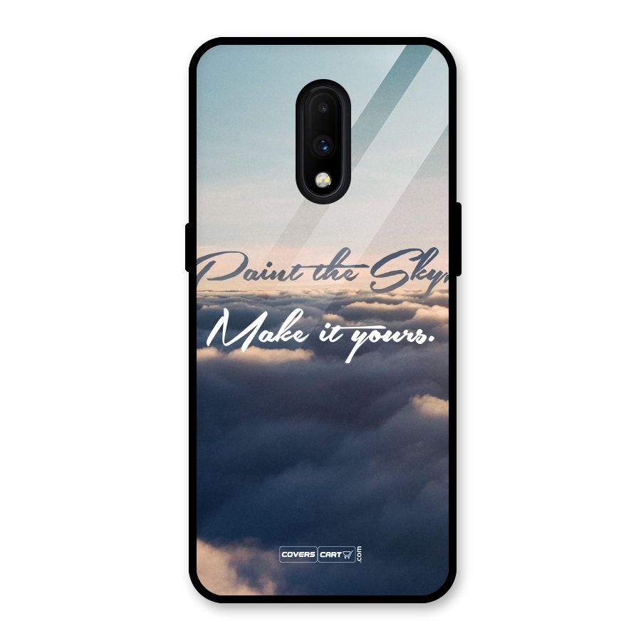 Paint the Sky Glass Back Case for OnePlus 7