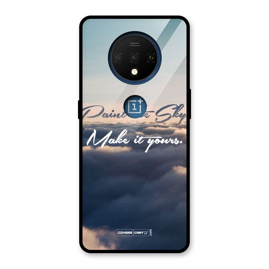 Paint the Sky Glass Back Case for OnePlus 7T