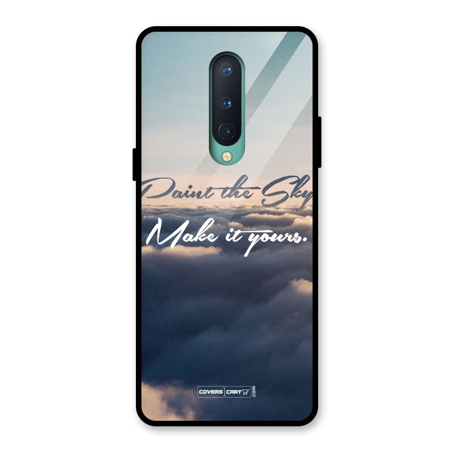 Paint the Sky Glass Back Case for OnePlus 8