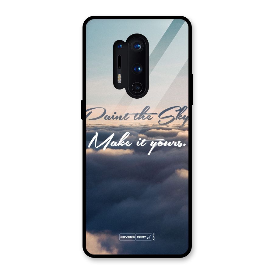 Paint the Sky Glass Back Case for OnePlus 8 Pro