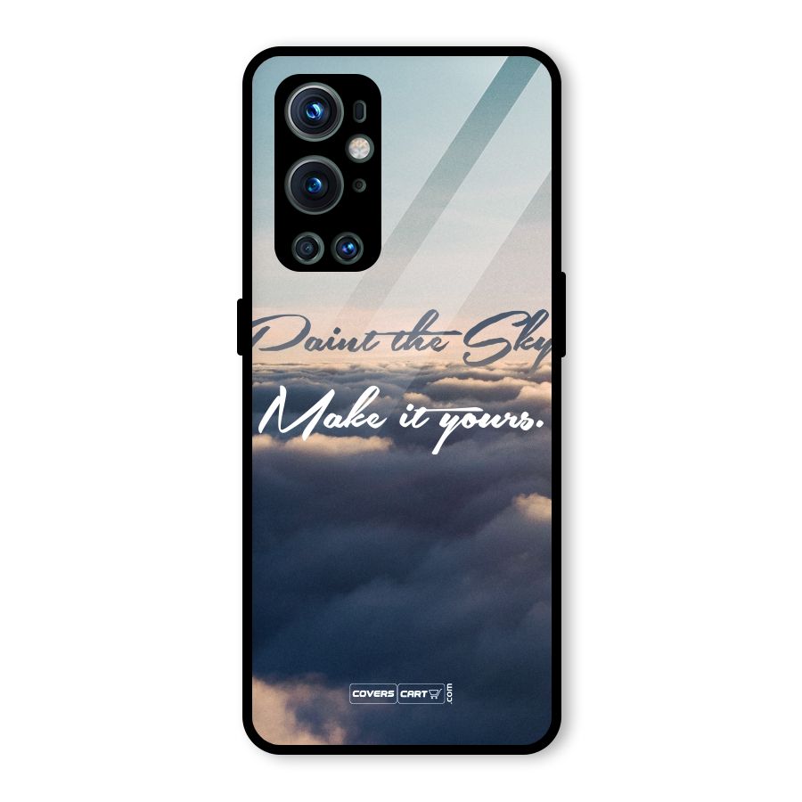 Paint the Sky Glass Back Case for OnePlus 9 Pro