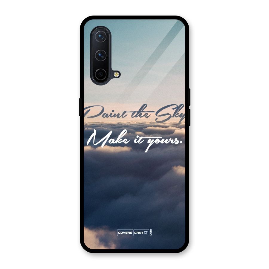 Paint the Sky Glass Back Case for OnePlus Nord CE 5G