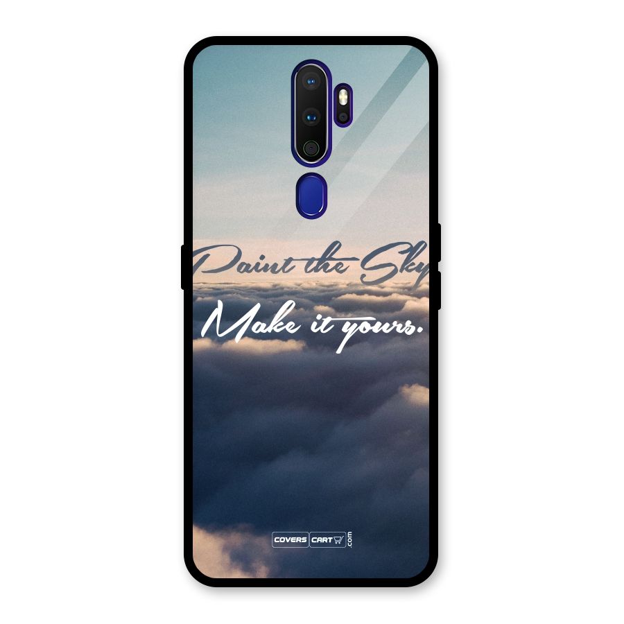 Paint the Sky Glass Back Case for Oppo A9 (2020)