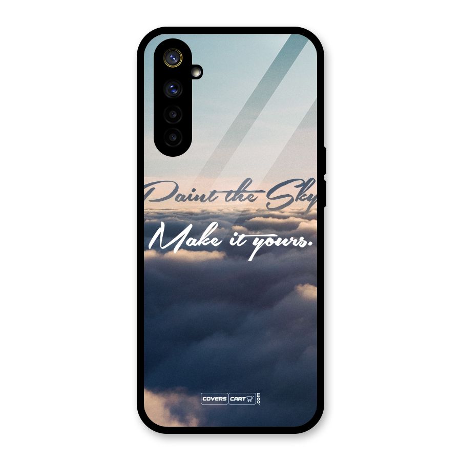Paint the Sky Glass Back Case for Realme 6