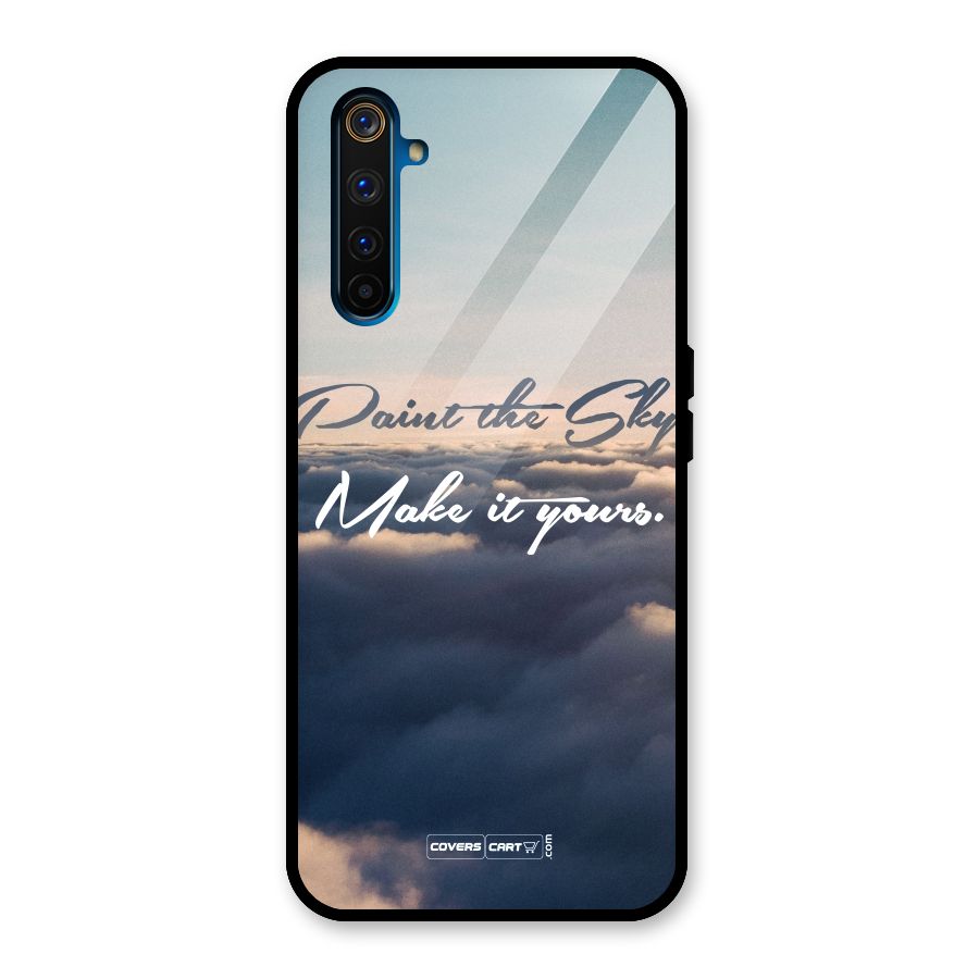 Paint the Sky Glass Back Case for Realme 6 Pro