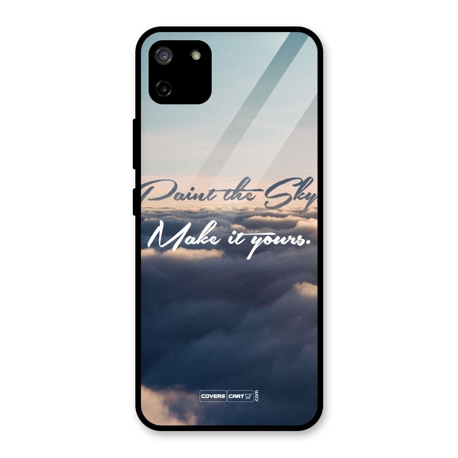 Paint the Sky Glass Back Case for Realme C11
