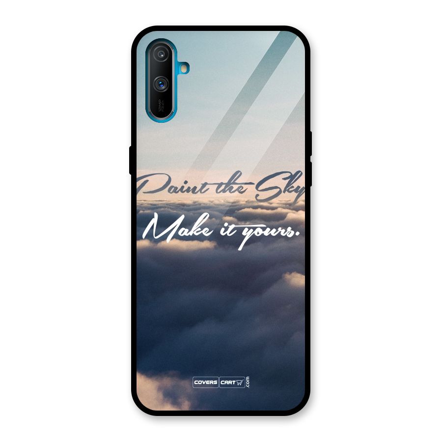 Paint the Sky Glass Back Case for Realme C3