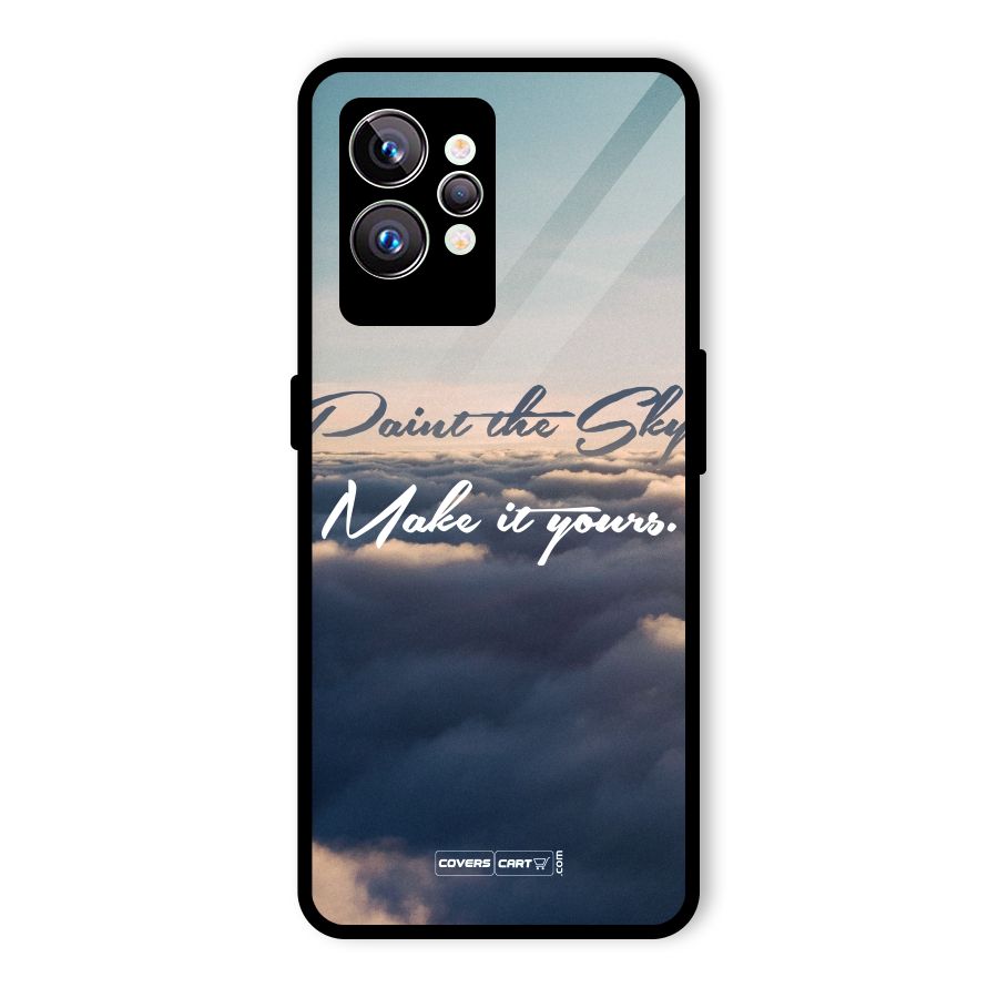 Paint the Sky Glass Back Case for Realme GT2 Pro