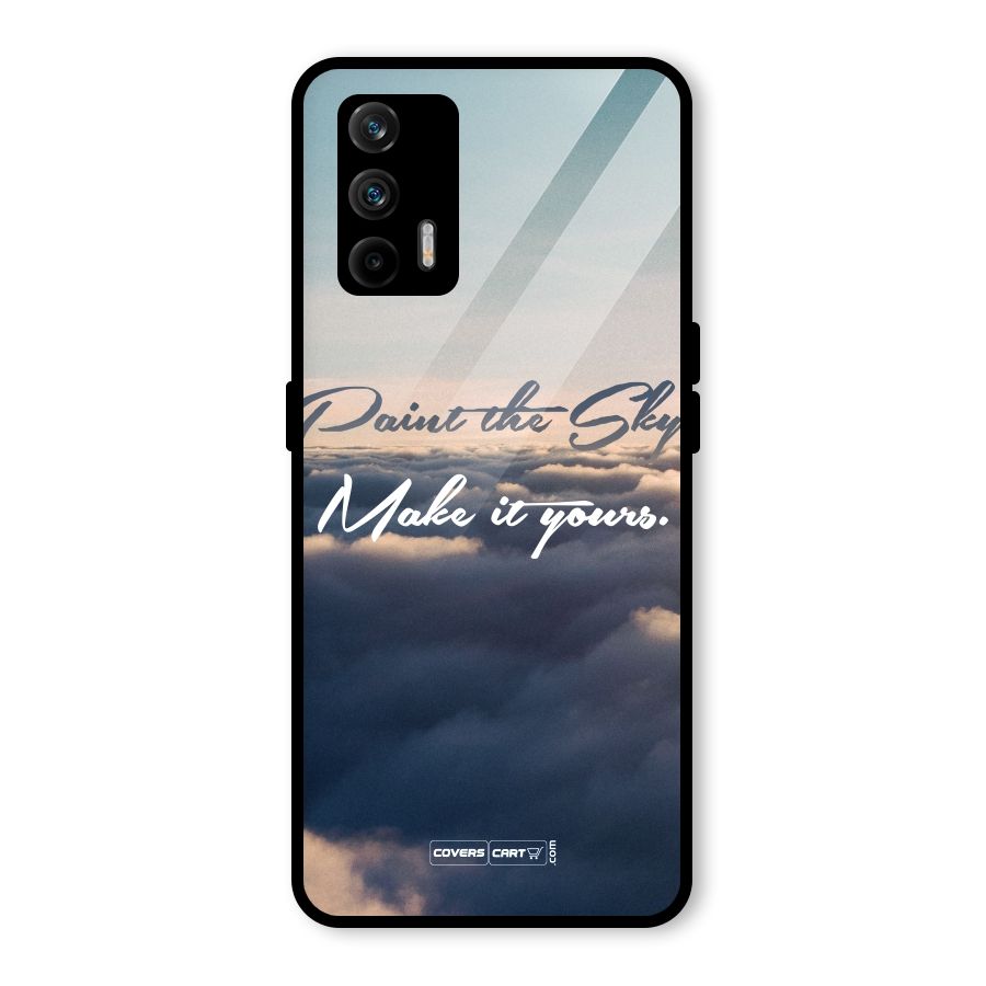 Paint the Sky Glass Back Case for Realme GT 5G