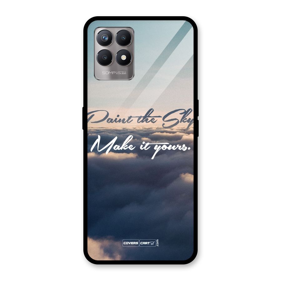 Paint the Sky Glass Back Case for Realme Narzo 50