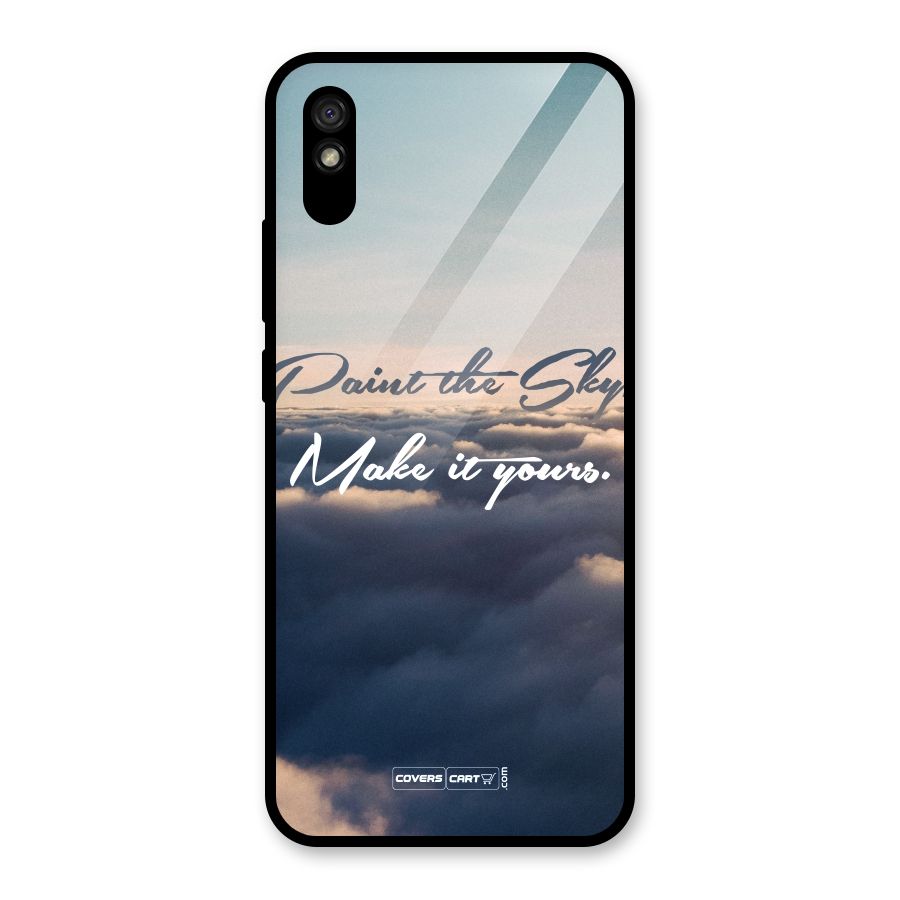 Paint the Sky Glass Back Case for Redmi 9A