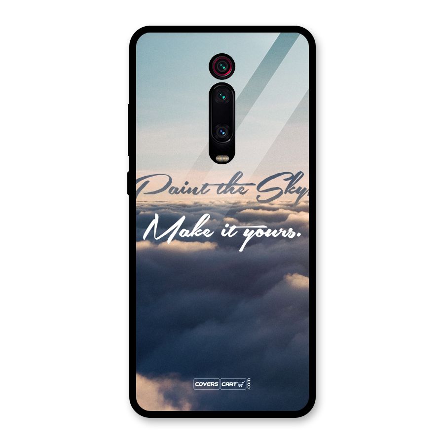 Paint the Sky Glass Back Case for Redmi K20