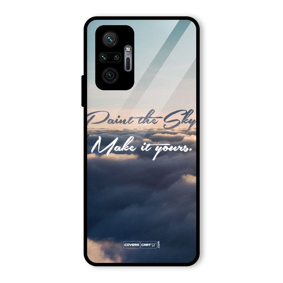 Paint the Sky Glass Back Case for Redmi Note 10 Pro