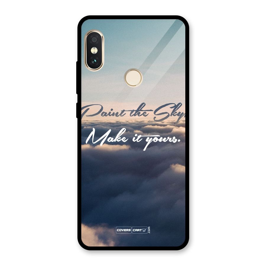 Paint the Sky Glass Back Case for Redmi Note 5 Pro