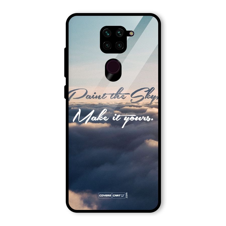 Paint the Sky Glass Back Case for Redmi Note 9