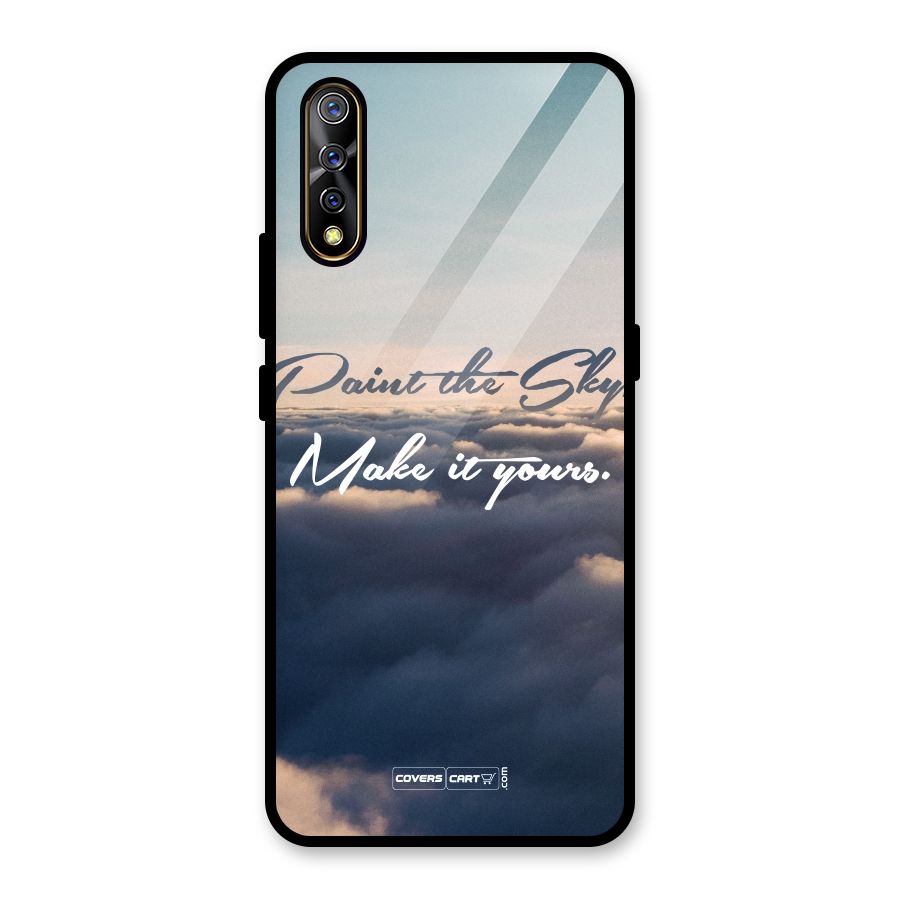 Paint the Sky Glass Back Case for Vivo S1