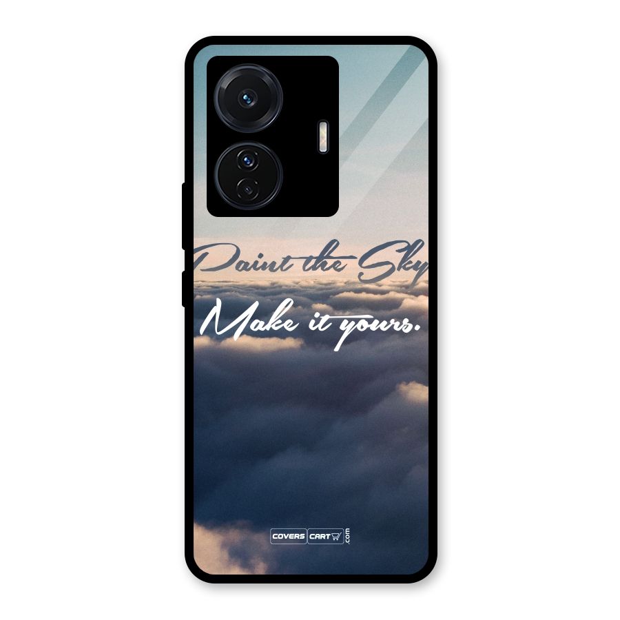 Paint the Sky Glass Back Case for Vivo T1 Pro